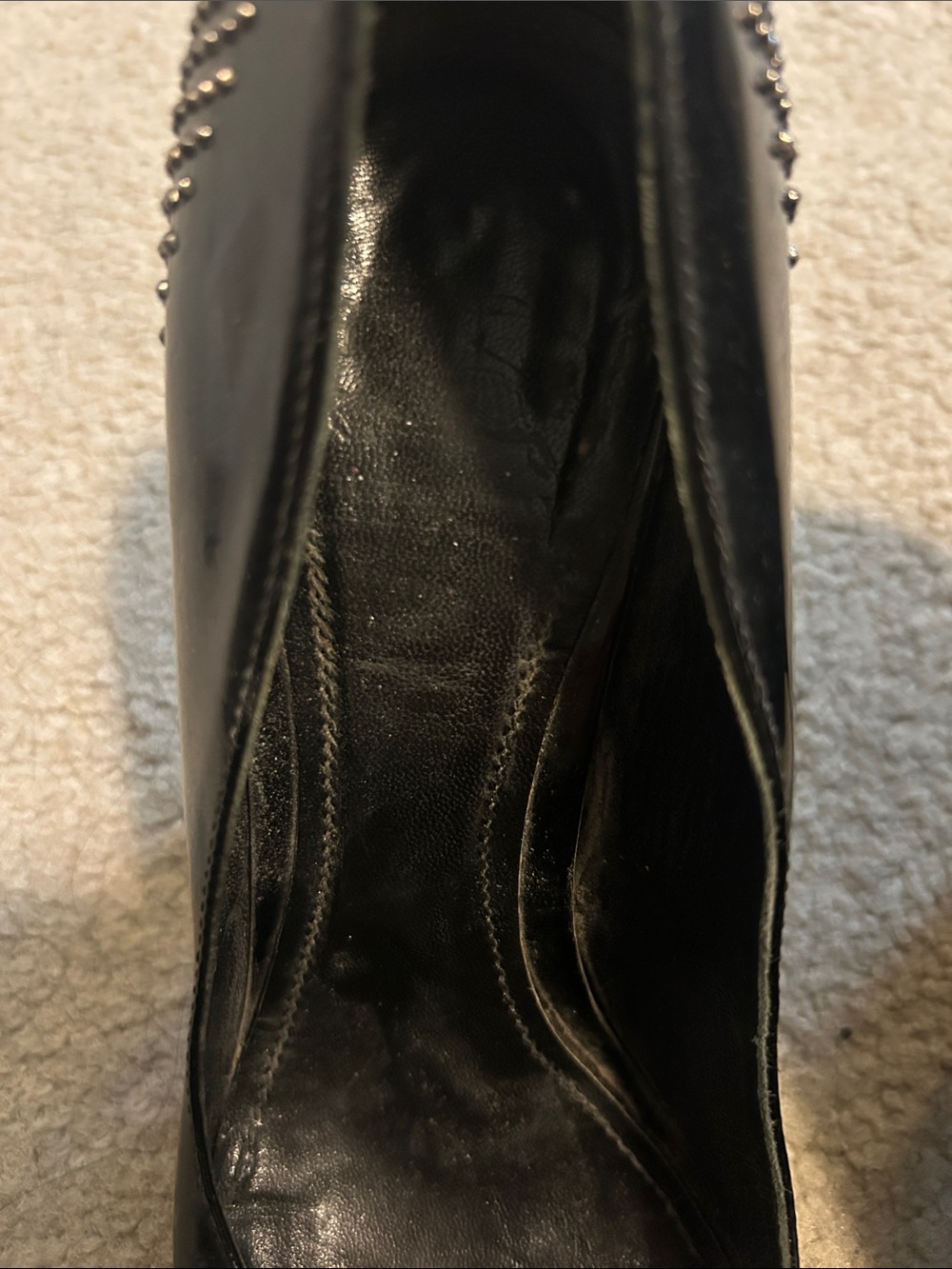 Burberry Vintage Studded Heels Size 38 - Picture 4 of 13